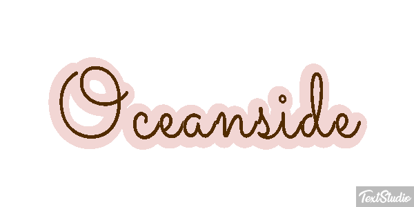 Oceanside Текстовый эффект