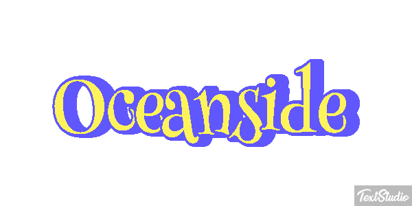 Oceanside Текстовый эффект