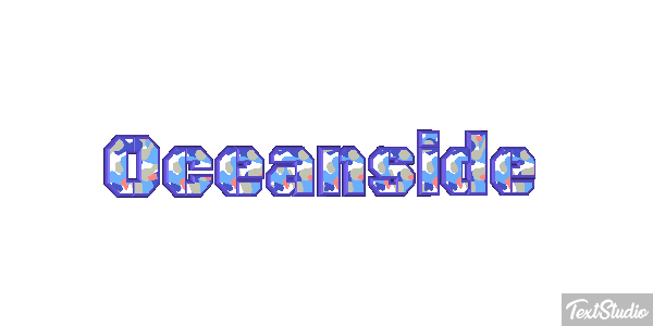 Oceanside Текстовый эффект