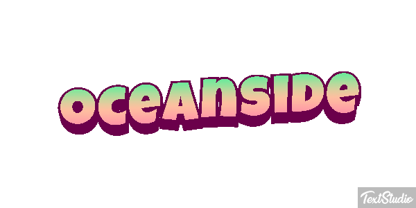 Oceanside Текстовый эффект