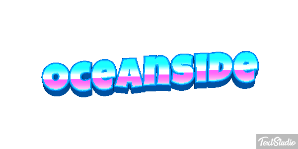 Oceanside Текстовый эффект