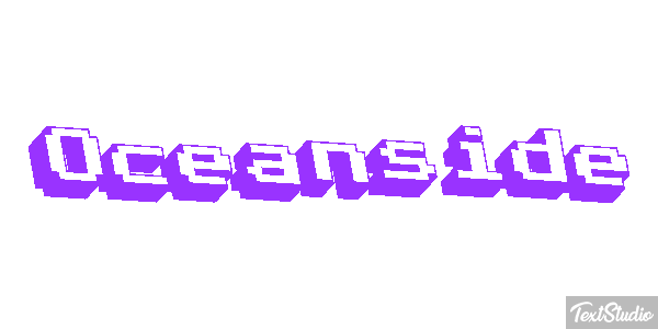 Oceanside Текстовый эффект