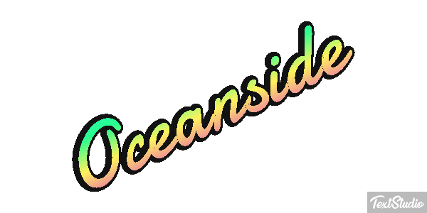 Oceanside Текстовый эффект
