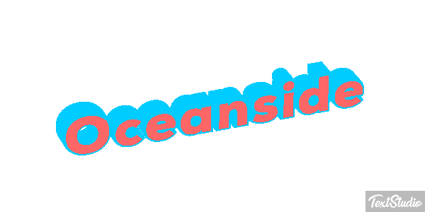 Oceanside Текстовый эффект