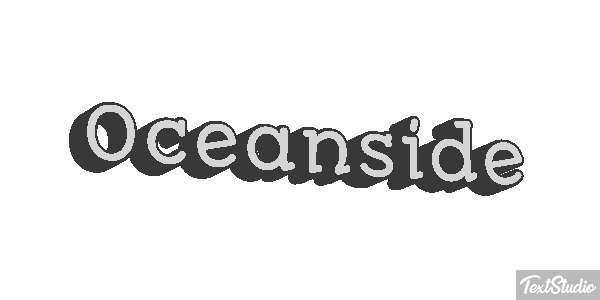 Oceanside Текстовый эффект