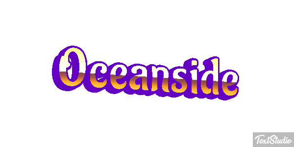 Oceanside Текстовый эффект