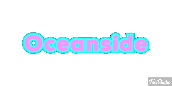 Oceanside Текстовый эффект