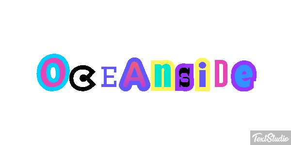 Oceanside Текстовый эффект