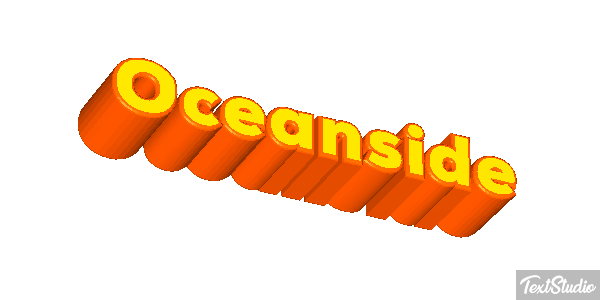 Oceanside Текстовый эффект
