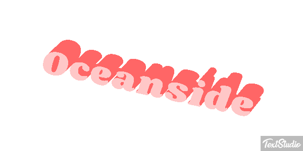 Oceanside Текстовый эффект