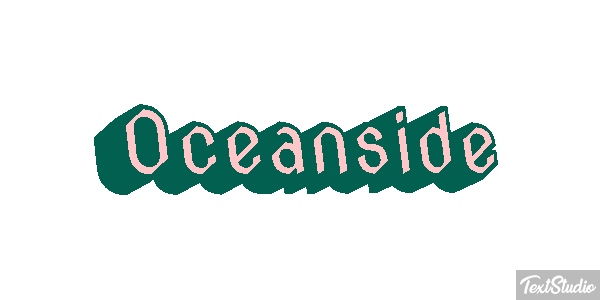 Oceanside Текстовый эффект