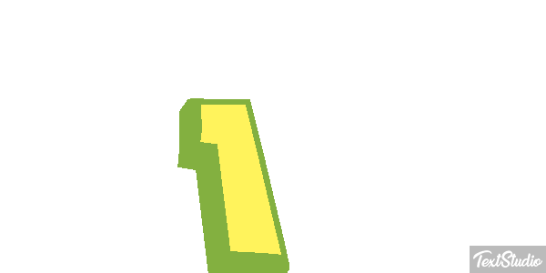 1 Text effect