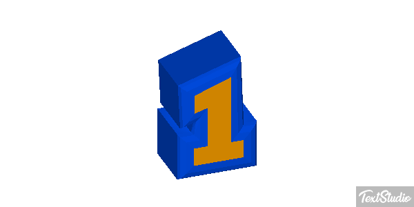 1 Text effect