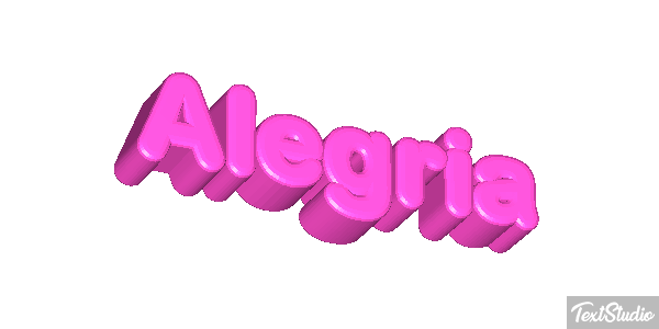 Alegría Efecto de texto