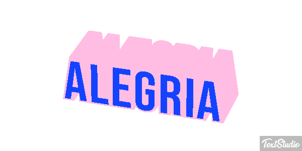 Alegría Efecto de texto
