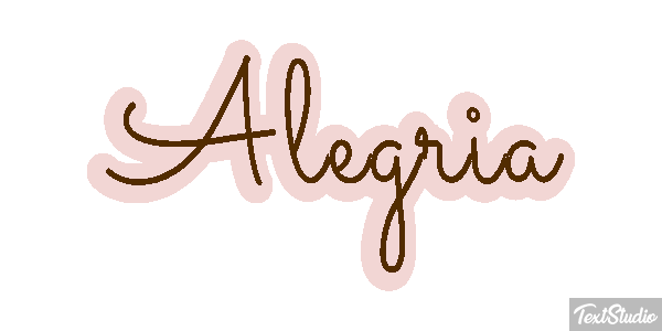Alegría Efecto de texto