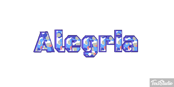 Alegría Efecto de texto