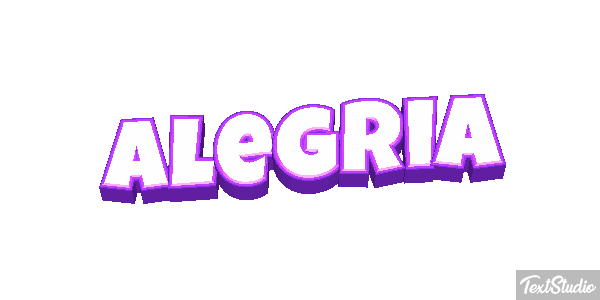 Alegría Efecto de texto