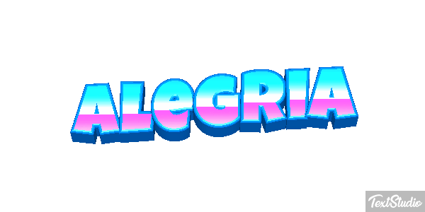 Alegría Efecto de texto