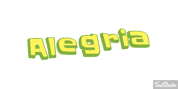 Alegría Efecto de texto