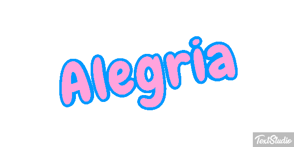 Alegría Efecto de texto