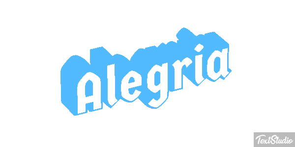 Alegría Efecto de texto
