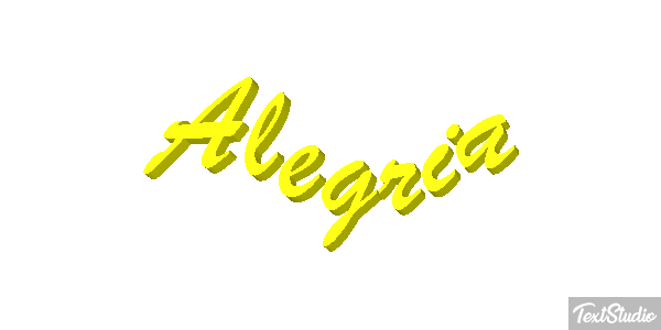 Alegría Efecto de texto