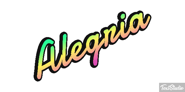 Alegría Efecto de texto