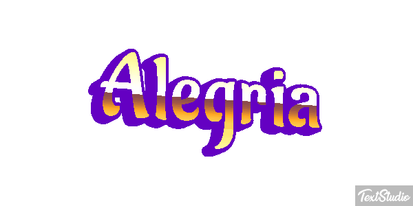 Alegría Efecto de texto