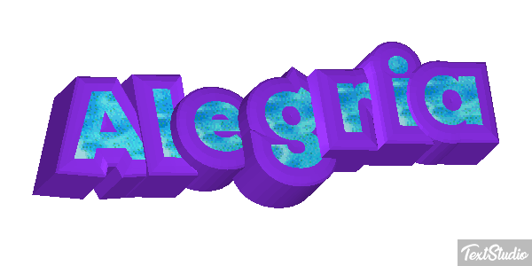 Alegría Efecto de texto