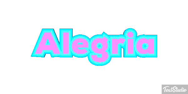 Alegría Efecto de texto