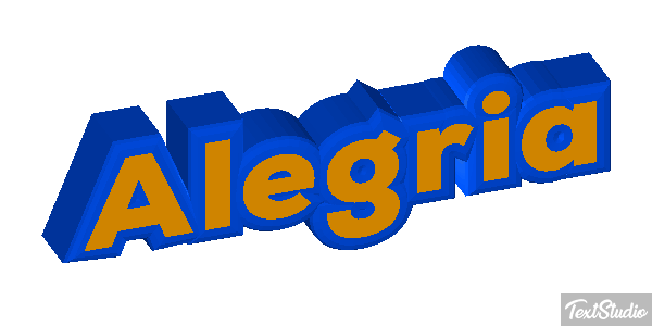 Alegría Efecto de texto