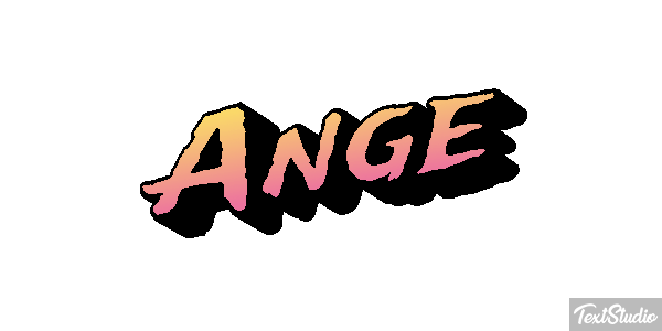 Ange Efecto de texto