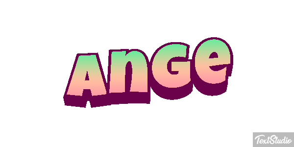 Ange Efecto de texto