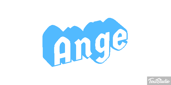 Ange Efecto de texto