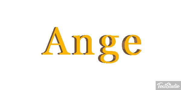 Ange Efecto de texto