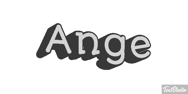 Ange Efecto de texto