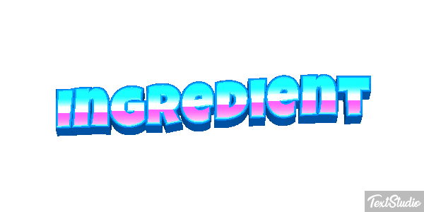 Ingredient Текстовый эффект