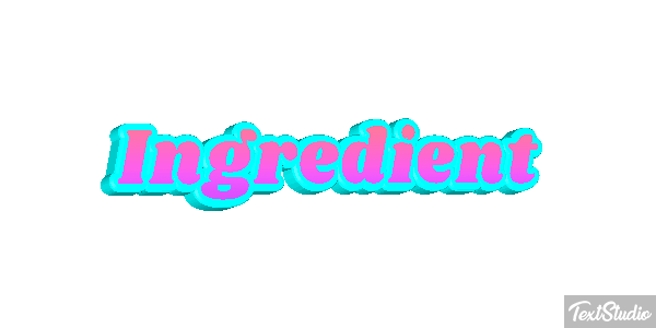 Ingredient Текстовый эффект