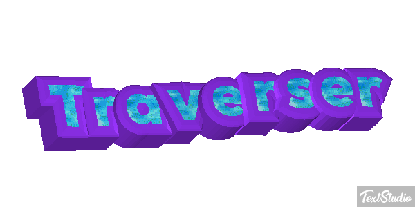 Traverser Effet de texte