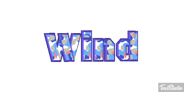 Wind テキスト効果