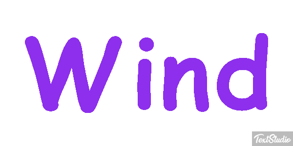 Wind テキスト効果