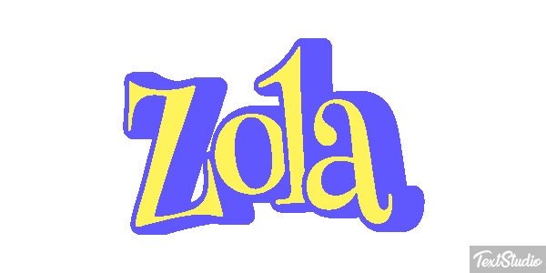 Zola Text effect