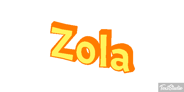 Zola Text effect