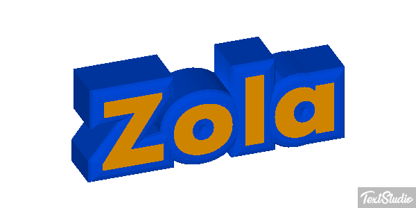 Zola Text effect
