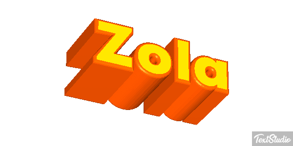 Zola Text effect