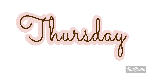 Thursday Texteffekt