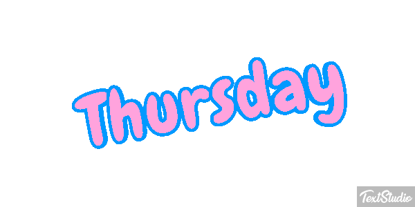 Thursday Texteffekt