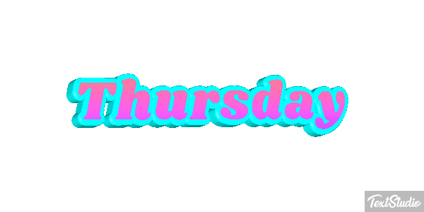Thursday Texteffekt