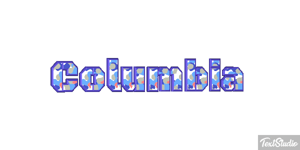 Columbia Текстовый эффект